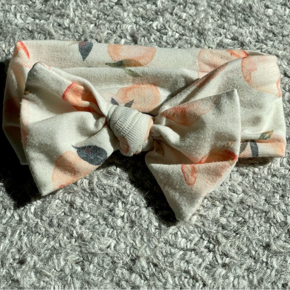 Copper Pearl Knit Headband in Caroline